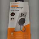 TORRAS Qi2.2 25W Wireless Charger, Magnetic Charger for Phone 17 16 15 14 13, Samsung Galaxy S26 S25, Phone Wireless Charger, Phone Charger Stand with Cable and Plug, Black