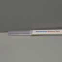 AmazerBath 3 PCS Shower Door Bottom Seal for 3/8 Inch Glass - (15.75 Inches x 3), 3 Section Segmented Shower Installation Kit Frameless Glass Door Seal Strip