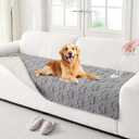 Waterproof Couch Cover for Dogs Non-Slip Pet Couch Covers for Sectional Sofa, Thick Soft Washable Sofa Covers for 3 Cushion Couch Sofa Pet Friendly (Grey, 35x74)