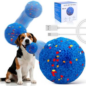 Mity Rain Interactive Dog Toys - E-TPU Bouncy Ball for Small Medium Large Puppy Pet, Moving Balls for Dogs Enrichment, Motion Activated Toys that Keep Them Busy & Move on Its Own
