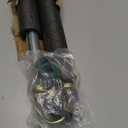 1PCS Trampoline Pole Replacement, Trampoline Enclosure Pole Fits 8-16FT Straight Pole Trampoline Frame, Reliable Trampoline Accessories Includes Foam Sleeve & Pole Caps for 2 Install Ways