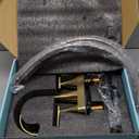 Cobbe Bathroom Faucets for Sink 3 Hole, 4 Inch with Pop Up Drain and 2 Supply Hoses, 2 Handle Center set Bathroom Faucet for Sink Vanity, Brushed Gold, 2 Pack