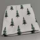 Artoid Mode Green Xmas Tree Christmas Kitchen Dish Cloths, 12x12 Inch Quick Dry Microfiber Dishcloths for Kitchen Premium Dish Rags Set of 2