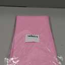 6 Pack Premium Disposable Plastic Tablecloth 54" x 108" Party Table Cloths Disposable for 6 to 8 Foot Tables Indoor or Outdoor Parties Birthdays Weddings Christmas Anniversary Buffet Table (Pink)
