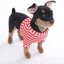 CU-MATE 10 inch Doberman Pinscher Dog Stuffed Animal - Black and Tan Lifelike & Realistic Plush Toy Puppy Dog Standing Present Gift