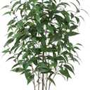 Ferrgoal Artificial Eucalyptus Tree, 5Ft Tree Fake Plant in Pot for Home and Office Decor,Potted Faux Plants Tall Artificial Trees for Indoor