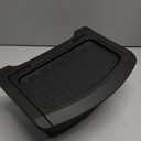 LUCKEASY Rear Center Console Floor Storage Box with Lid For Tesla Model Y Juniper 2025 2026 Storage Organizer Box with Lids Accessories TPE Black