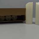 Enido 9 Pc Flickering Flameless LED Candles with Remote Timer for Romantic Ambiance and Home Decoration Battery Operated Pillar with 3D Flame (D: 2.2 x H: 5, 6, 7)