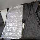 black quilted pet car back seat cover