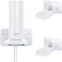 XLTTYWL Orbi WiFi 7 Wall Mount Kit, Orbit 7 Mount Bracket Optimize Space Compatible with Orbi Wi-Fi 7 Mesh Systems & All Net Gear Nighthawk Wi Fi 7 Routers(RBEWMB-10000S) (White, 2 Pack)
