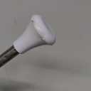 Twirling Baton Spinning Dance Baton Metal Gymnastics Parade Stick for Child in Majorette (White, 1 Pack)