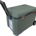 48 Quart Camping CoolerPortable Cooling BoxSuitable for BBQ, Camping, picnics, and Other Outdoor Activities (green)