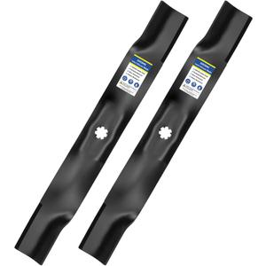 GICOOL AM141034 Lawn Mower Blade for John Deere D130 D110 D105 D125 X300 Z225 Z235 LA135, for 42" Mower Deck, Replaces AM137327 AM141032, 2-Pack