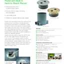 Bryant Electric RF406BN Pre-Assembled Flange, Cover, and Leveling Ring for Floor Boxes Poured in Concrete with 15A 125V Outlet Included, Brown