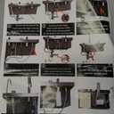 ZMNXAS Kitchen Sink-Single Bowl Deep Kitchen Sink,Stainless Steel Kitchen Sink,Black,with Cutting Board,RV,Workstation Sink,Bar,Garage,Laundry Room,Ledge and Accessories (Size : 80 * 50)