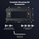 Rear License Plate Bracket Holder for 2005-2023 Land Rover LR4 LR3 LR2, 2010-2023 Range Rover Evoque Velar Discovery Series License Plate Bumper Car Tag Frame Mounting Kit