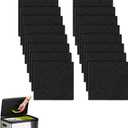 16-Pack Trash Can Odor Absorbing Filter Refills Compatible with EKO Trash Can, Activated Charcoal Deodorizer Stick-On Filters - Garbage Can Odor Eliminator and Absorber for Indoor and Outdoor Bins