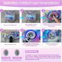 Red 6PCS Inflatable Mirror Ball Set Reusable Large Event Decoration Balloon PVC Bubble Balloon with Electric Pump For Party, Wedding, Decor