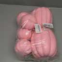 Winlyn 7 Pcs Assorted Sizes Fall Artificial Pink Pumpkins Harvest Faux Foam Pumpkins for Fall Autumn Season Halloween Thanksgiving Harvest Holiday Season Festive Tabletop Decoration