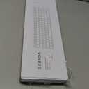 seenda Bluetooth Keyboard and Mouse, COE300 Wireless Keyboard Mouse Combo 2.4G+Dual Bluetooth Multi-Device Connection Full Size Ultra-Slim Keyboard with Number Pad for Windows/Mac,White & Silver