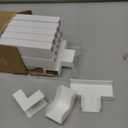 Delamu Cord Hider, 157in Wire Covers for Cords on Wall, Premium Cable Hider Cord Covers for Wires, Cable Management Wire Hiders for TV, Cable Raceway Kit, W0.95 H0.55in, White