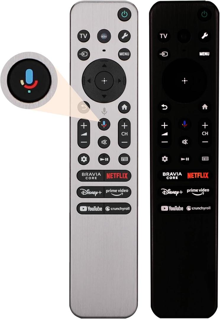 RMF-TX910U Backlit TV Remote for Sony Bravia TV Voice Remote, RMF-TX910U Replacement Remote for Sony BRAVIA XR/KD/XR Series X77L A95L X95L X93L A80L X90L A75L etc, 1 Pack