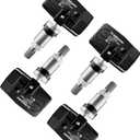 TPMS Sensor,Set of 4 433Mhz Tire Pressure Sensor Compatible with Chrysler Dodge Jeep Fiat,Tire Sensor OE Replaces#56029398AB,56029400AD,68241067AB,68241067AA