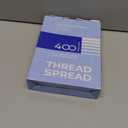 THREAD SPREAD 100% Cotton Pillow Cases Queen Size Set of 2 - Luxury 400 Thread Count Queen Pillow Cases (White), Soft Cooling Breathable Hotel Quality Cotton Pillowcases, Fits Standard Pillows