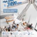 Fanbulous 72 Inch Ceiling Fans with Lights DC Motor, Remote & APP Control
