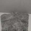 OLANLY Bathroom Rugs 44x24, Extra Soft Absorbent Chenille Bath Rugs, Rubber Backing Quick Dry, Machine Washable Bath Mats for Bathroom Floor, Tub and Shower, Home Decor Accessories, Grey