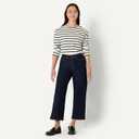 Women's Women's Low Stretch High-Rise Wide Leg Crop Jean, Rinse, 20