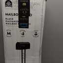 Architectural Mailboxes Mailbox to Go Galvanized Steel Mailbox and Post Kit, MC11KITBAM, Black, Medium Capacity