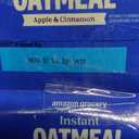 6 x Amazon Grocery, Apple & Cinnamon Instant Oatmeal, 1.23 Oz, 10 Ct