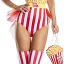 Party King Womens Women's Pop Babe Costume (Medium, Multi)