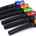 AnXin Breather Hose Gas Fuel Tank Cap Vent Hose Tube CNC Universal For ATV Quad CRF YZF RMZ KLX DRZ Dirt Pit Bike Motorcycle Aluminum Fuel 6 pcs Colorful (six in one)