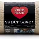 RED HEART Super Saver Yarn, Buff (3 Pack)