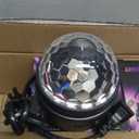 Litake UV Black Light for Glow Party, Sound Activated Party Light with Remote, LED Disco Ball Strobe Light in Dark Party Supplies, Dj Lighting for Halloween Birthday Home Dance Party Decoration 3 Pack