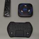 Android TV Box 12.0 4GB 64GB TV Box 2026 Support 8K Dual-WiFi 2.4G 5.8G Android Box H618 Chipset with HDR10 BT5.0 USB 2.0 3D Ethernet with Mini Backlit Keyboard