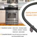 WB44k10005 Oven Bake Element WB44K10001 Fit for G-E Hot-Point Oven Element Replacement RB787WH1WW RB757BH1WH RB787WH1WW, Replaces AP2030964 824269 AH249238 EA249238 PS249238 WB30X46987 by AMI PARTS