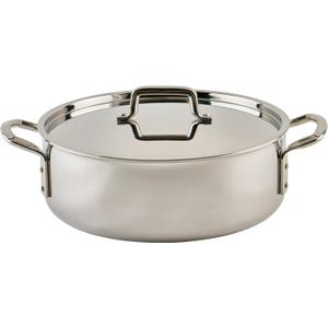 WINCO Tri-Ply Brazier, 12-quart, Silver