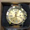 Men Watch Luminous Waterproof Classic Quartz Watch (two-tone-gold)
