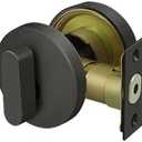 Deltana ZDRU10B - Single DEADBOLT ZINC Round Low Profile 10B