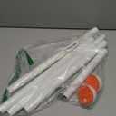 White Shower Curtain Rod 32-80 inch, Adjustable shower rods for bathroom, Stainless Steel, Never Rust, No Drill