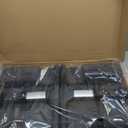 FoldWise 2-in-1 Lap & Bed Desk with Soft Cushions - Adjustable Height & Angle, Foldable Laptop Stand for Bed & Couch - Wrist Rest, iPad Holder, Stopper & Non-Slip Leather - Bed Table for Adults & Kids (Black)