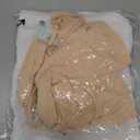 V FOR CITY Women's Shelf Bra Camisole Tops Adjustable Spaghetti Strap Cami Tank Cotton Undershirts 2 Pack (X-Large, White/Apricot Peach)