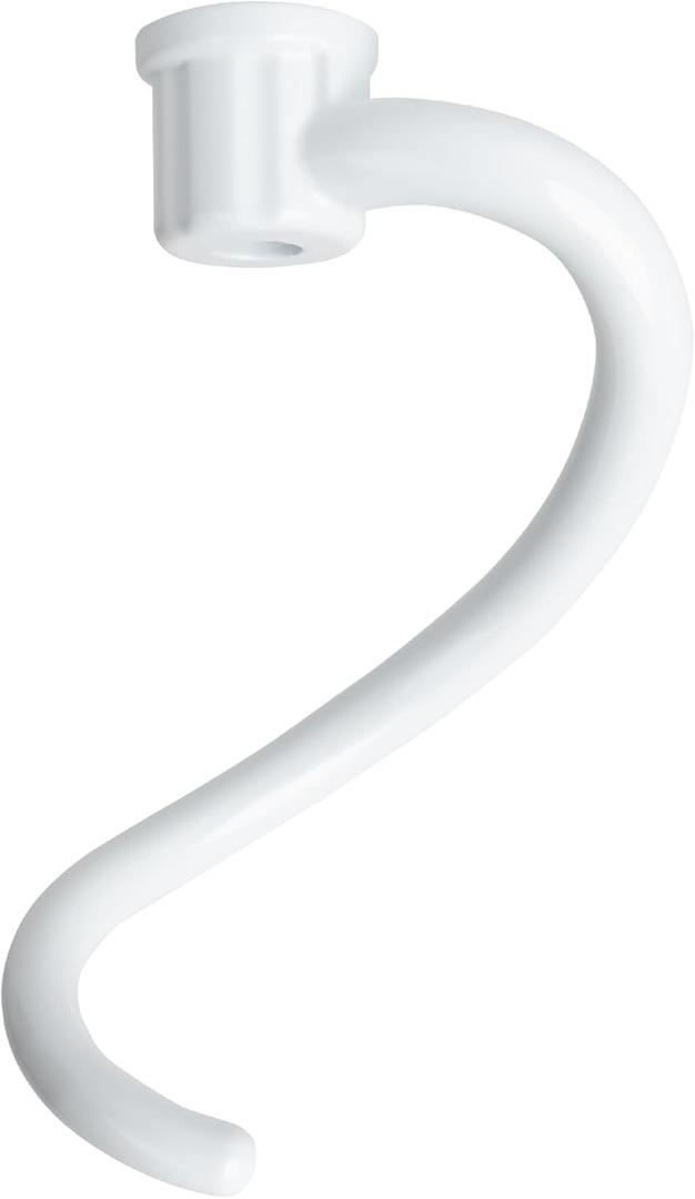 Spiral Dough Hook Replacement for Kitchen Aid Mixer - Coated Dough Hook for K5SS K5A KSM5 KS55 Pro 600, Dough Attachment for Kitchen aid Lift Stand Mixer, Work with kitchen Aid 5 qt / 6 qt Lift (Medium)