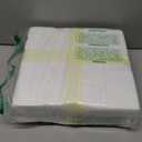 OAKOA Concrete Decorative Bowl - White Large Decorative Bowls for Home Decor - Coffee Table Bowl Decor - Scalloped Ruffle Centerpiece Bowl