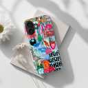 DorisMax for iPhone 16 Case Cute, Preppy Trendy Floral Design