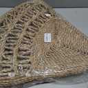 Boho Round Jute Seagrass Rug for Living Room & Dining - 4ft Woven Boho Rug
