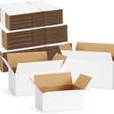 Assorted-Sizes-Shipping-Boxes-45-Pack: 9x6x4 & 10x7x5 & 11x6x6 Small-Shipping-Boxes-Mailers, White-Boxes, Corrugated-Cardboard-Boxes-for-Packing-Small-Business Mailing